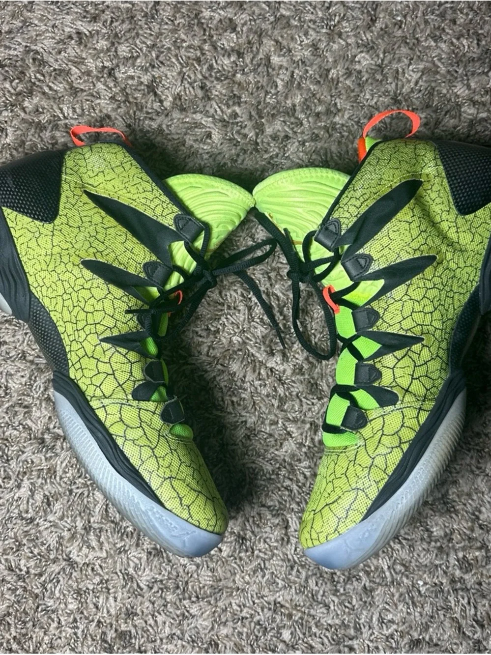 Jordan vibrant neon